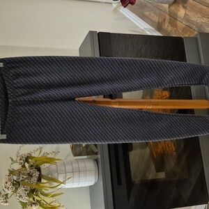 JUST COZY lined leggings, grey and black, pull on, high waisted, stretchy, M/L